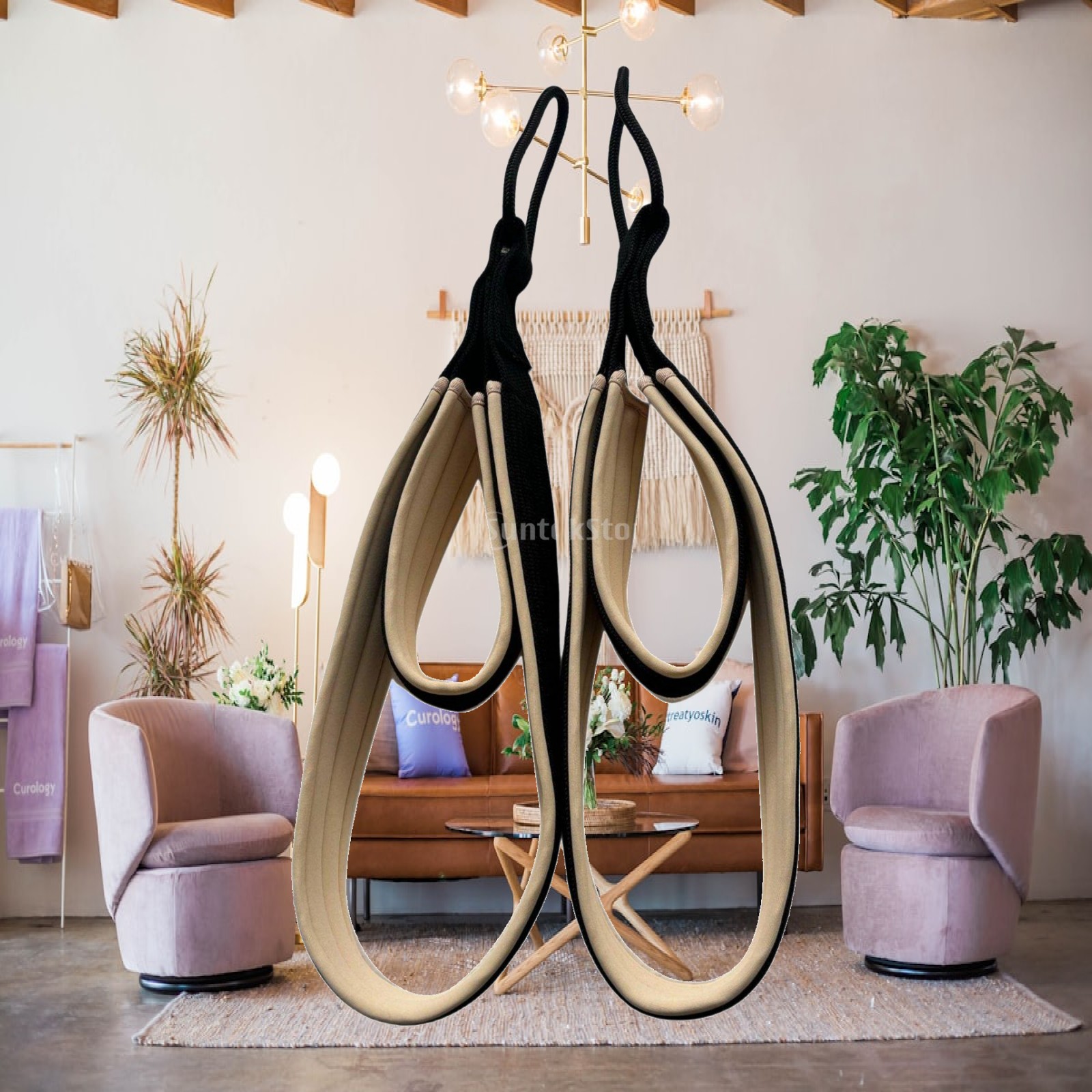 Pilates & Yoga Knokke - Pilates Overhead Handle Non-Slip Grip Pilates