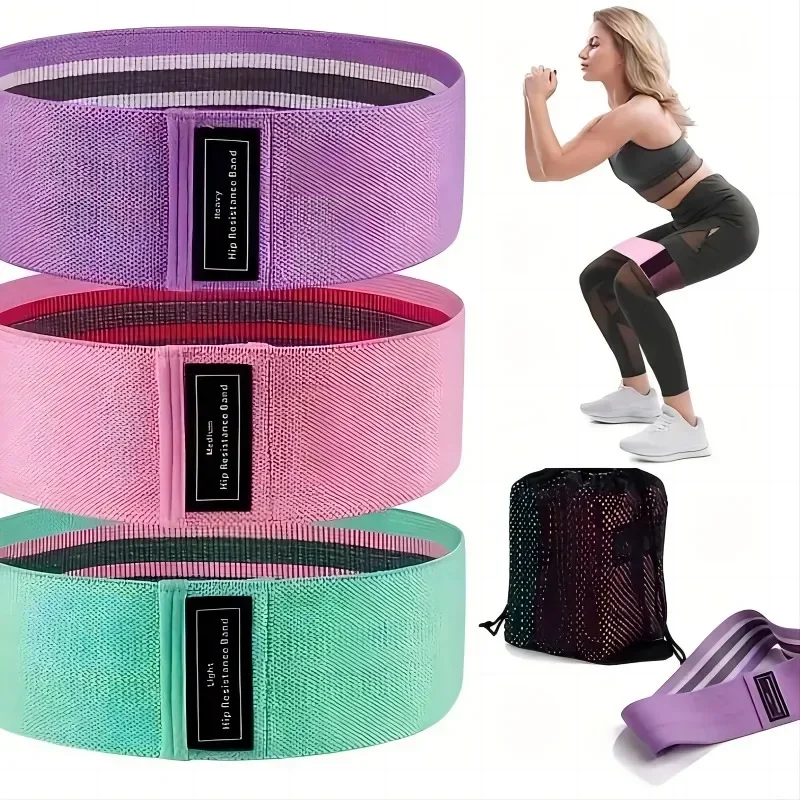 Pilates Yoga Board - Fabric Resistance Hip Booty Bands Glute