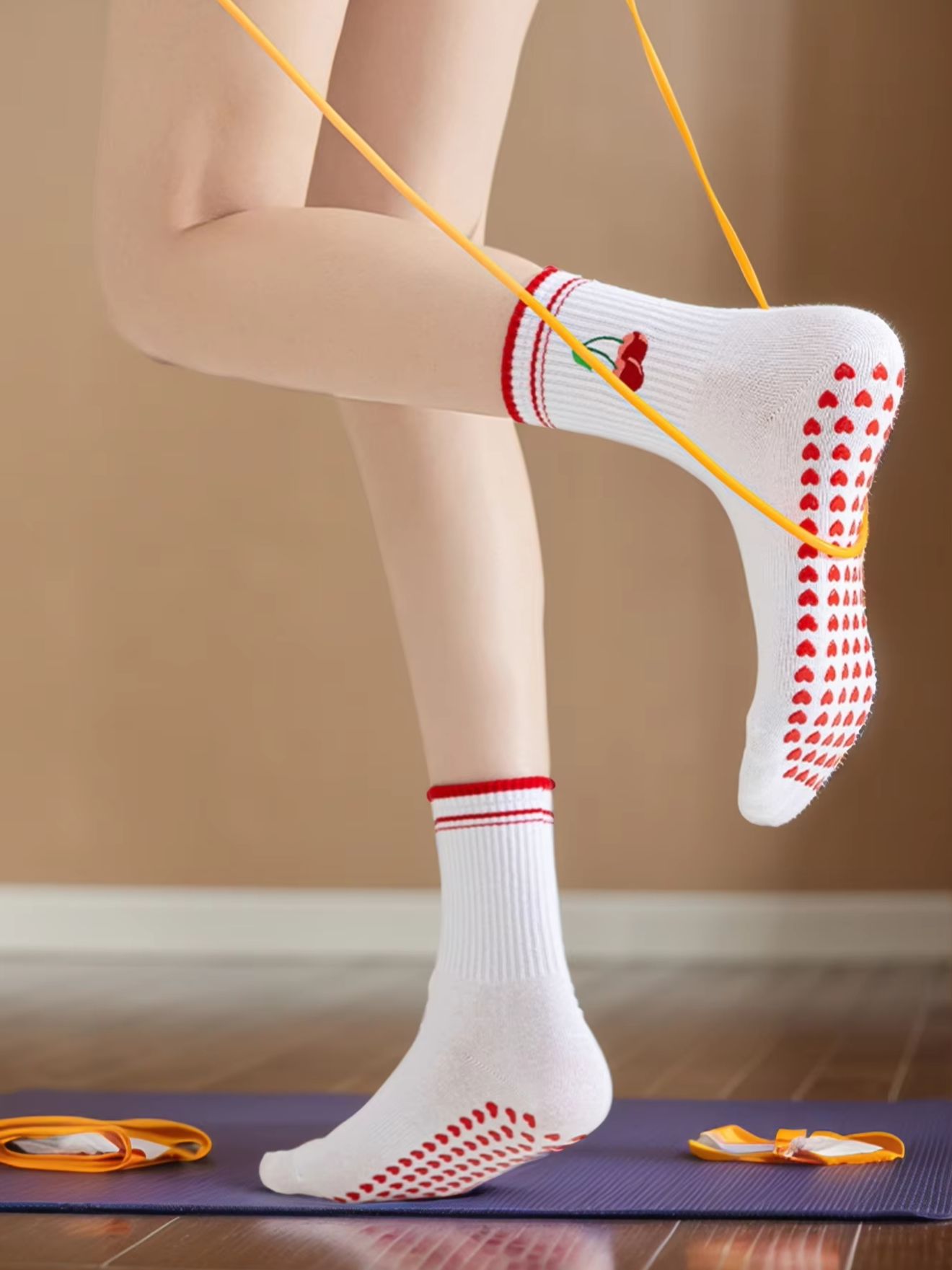 Pilates & Yoga Knokke - 1 Pairs Cross-Border Professional Yoga Socks,