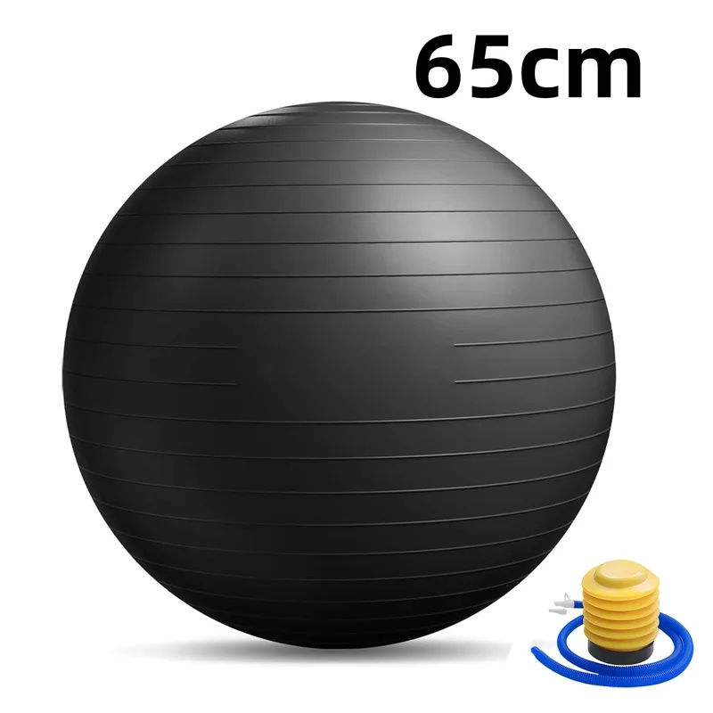 Anti-Burst Yoga Ball with Pump - Pilates Yoga Shoes 评论和价格