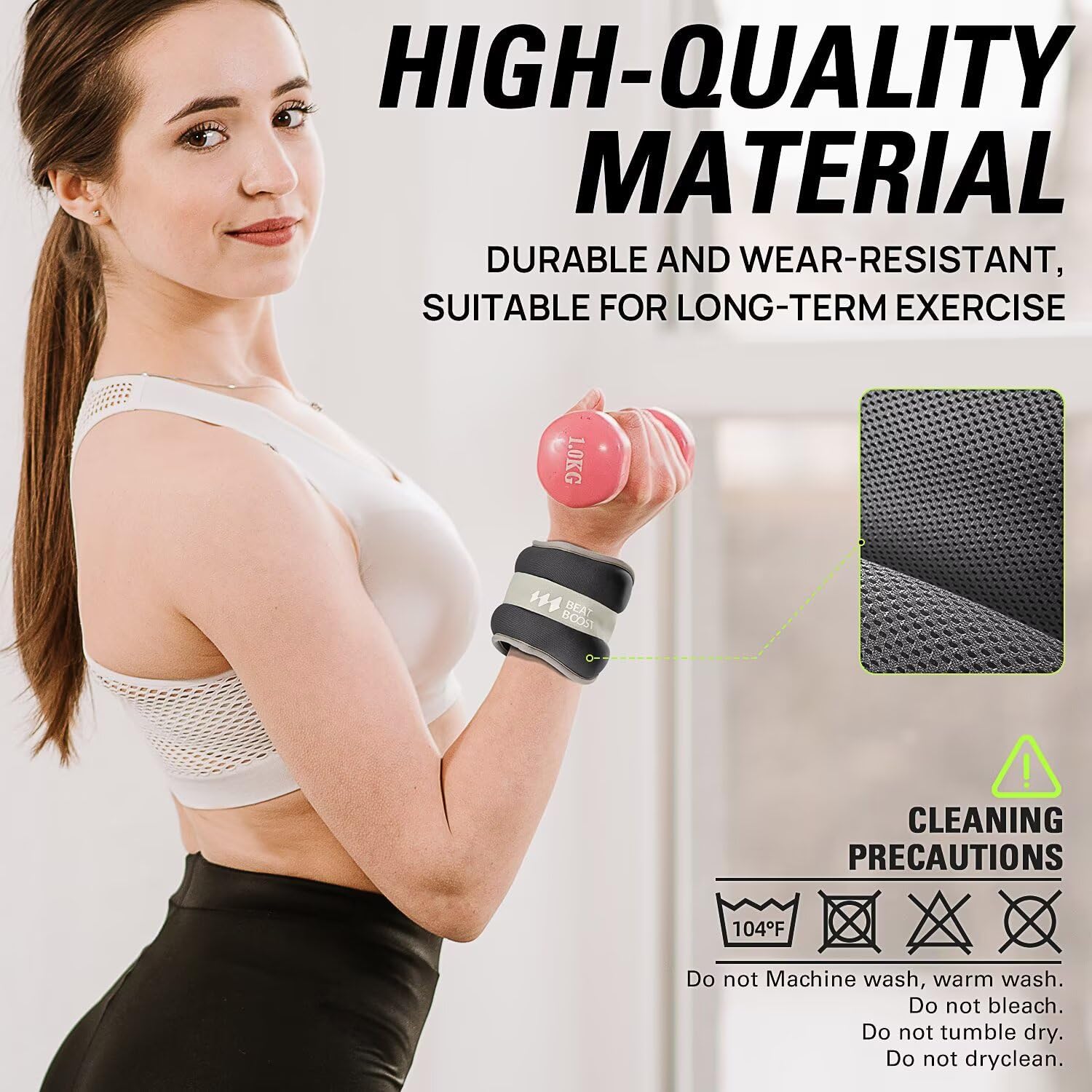 2pcs 0.25/0.5/0.75/1/2kg Wrist - Pilates Ankle Strap 评论和价格
