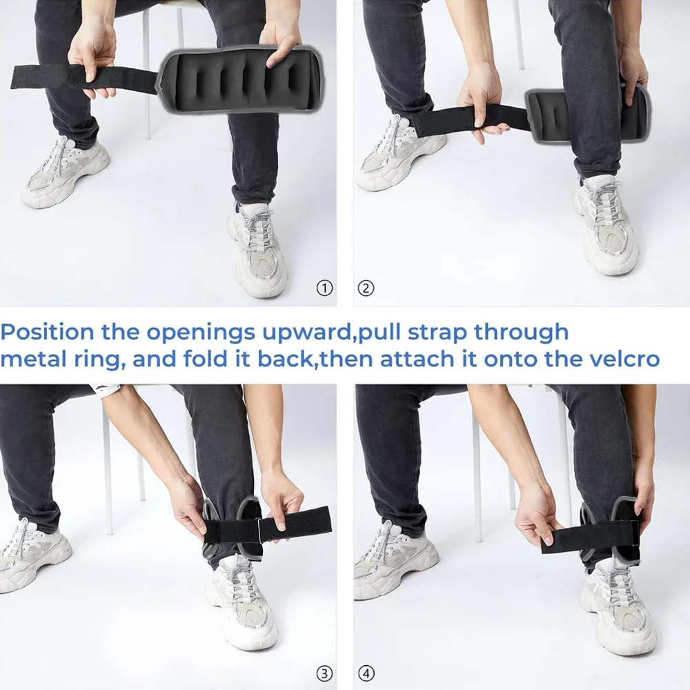 1Pair Adjustable Ankle & Wrist - Pilates Ankle Strap 评论和价格