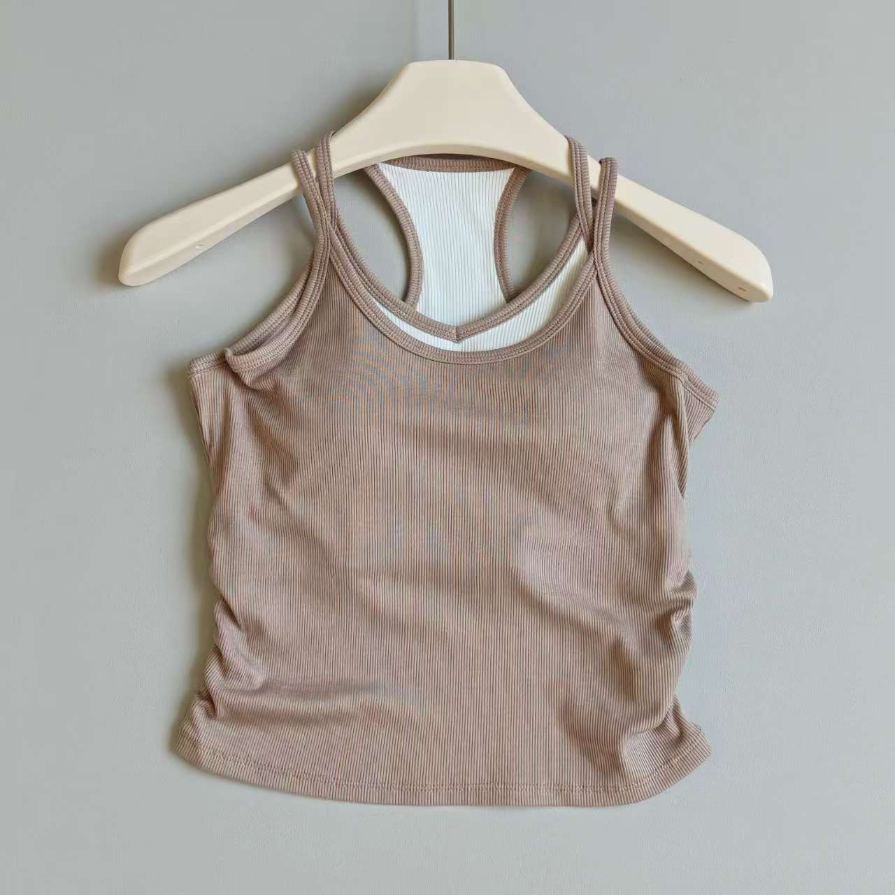 Contrast Color Yoga Vest for W - Pilates Yoga Clothes 评论和价格