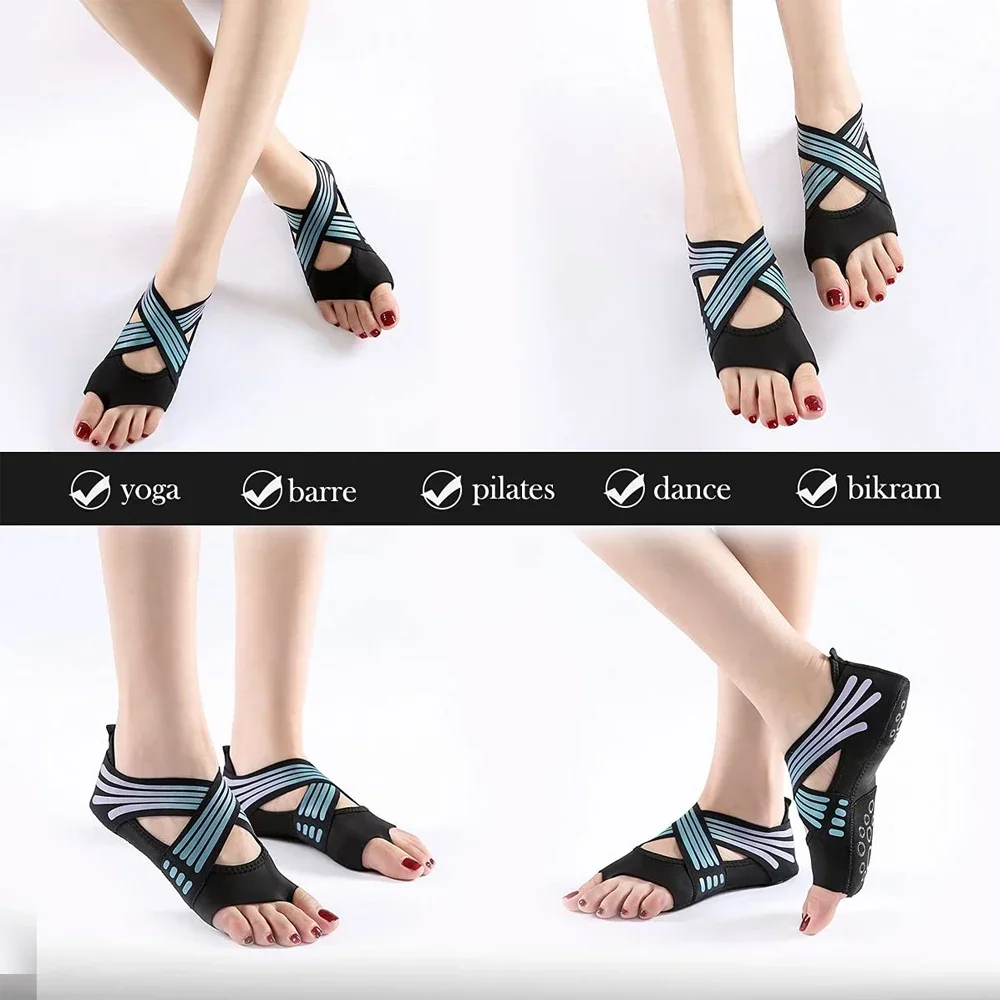 1Pair Professional Non-slip Gy - Pilates Yoga Shoes 评论和价格