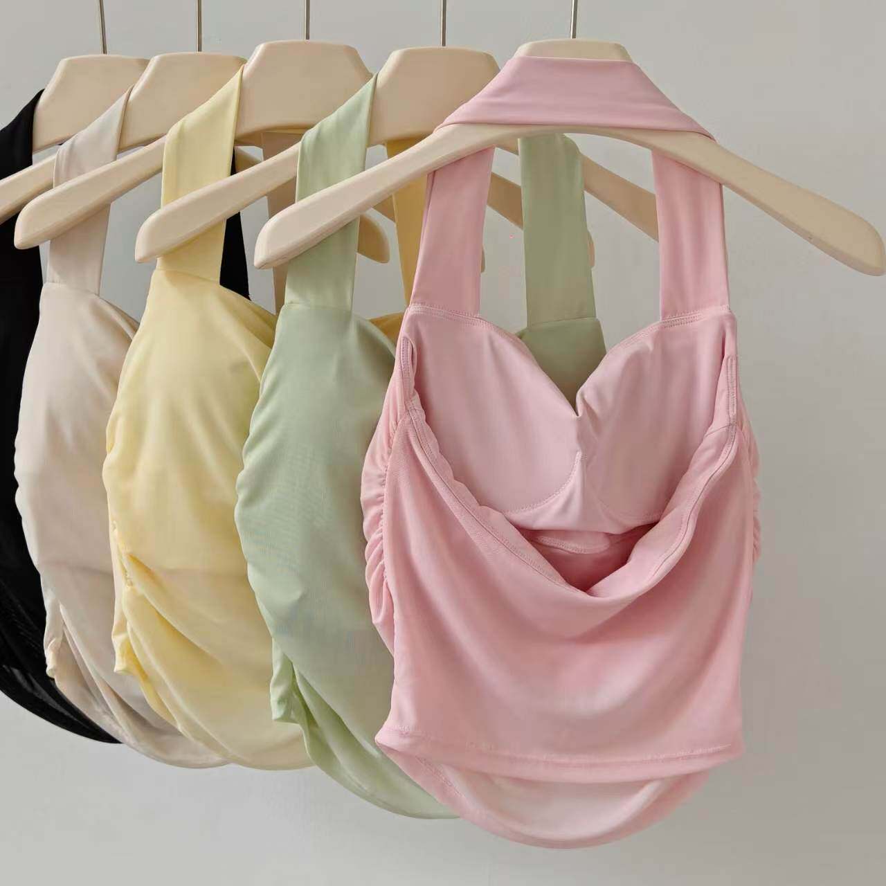 Halter Neck with Chest Pad Yog - Pilates Yoga Clothes 评论和价格