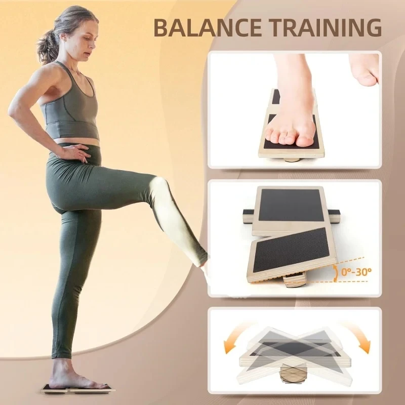 Wooden Single Foot Trainer Bal - Pilates Yoga Shoes 评论和价格