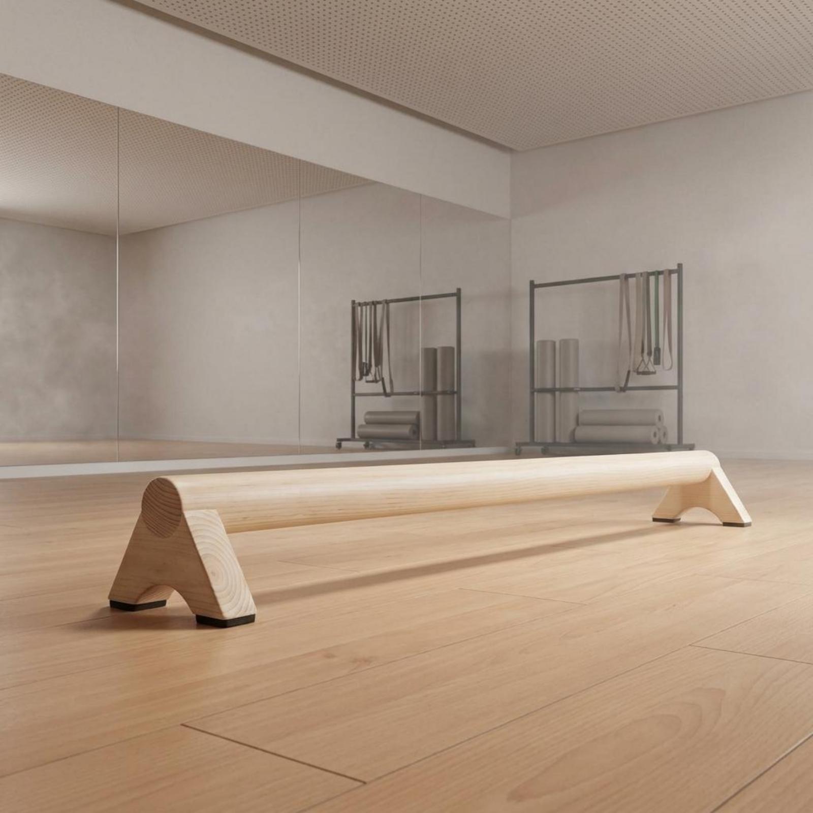 Balance Beam Trainer Wooden Ex - Pilates Yoga Board 评论和价格