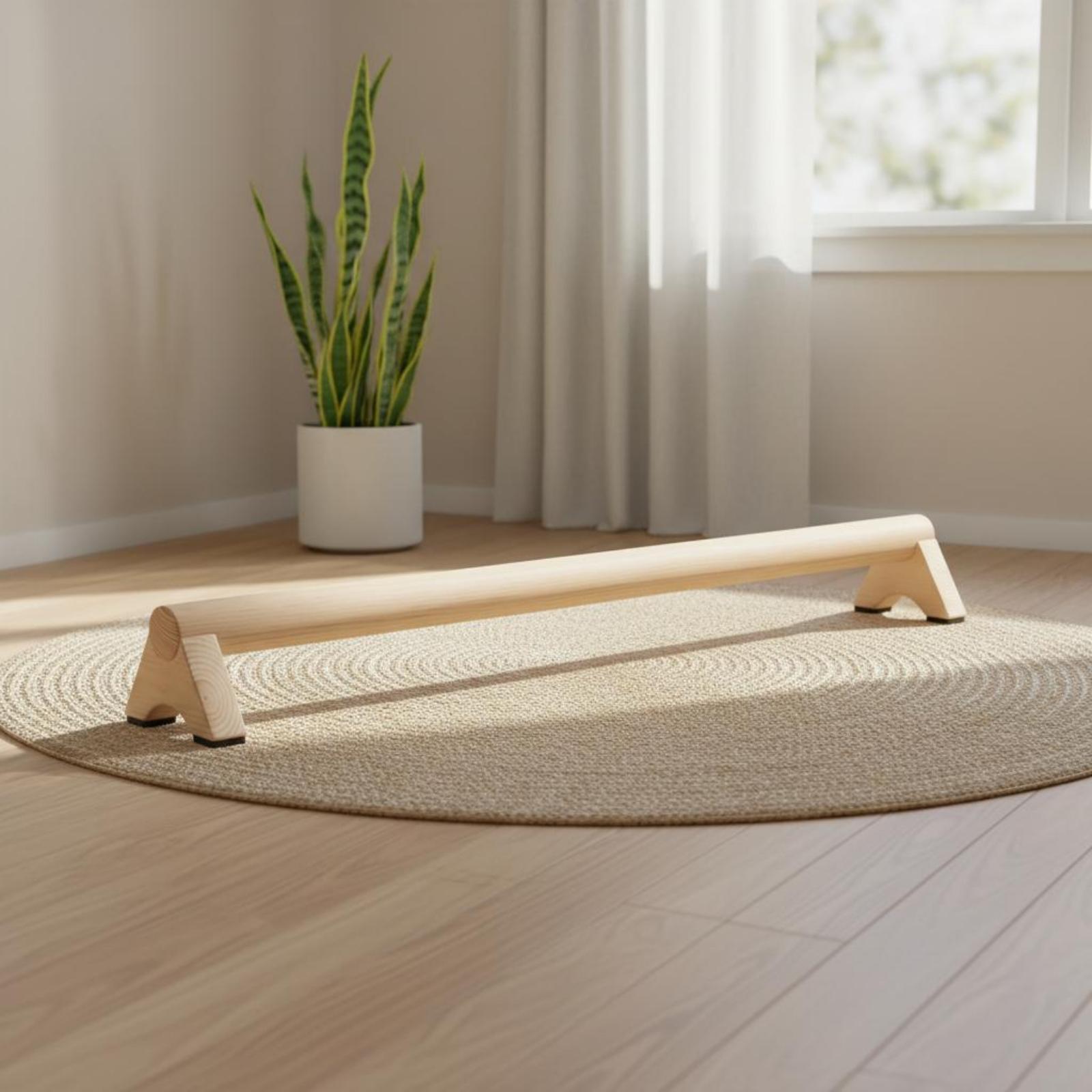 Balance Beam Trainer Wooden Ex - Pilates Yoga Board 评论和价格